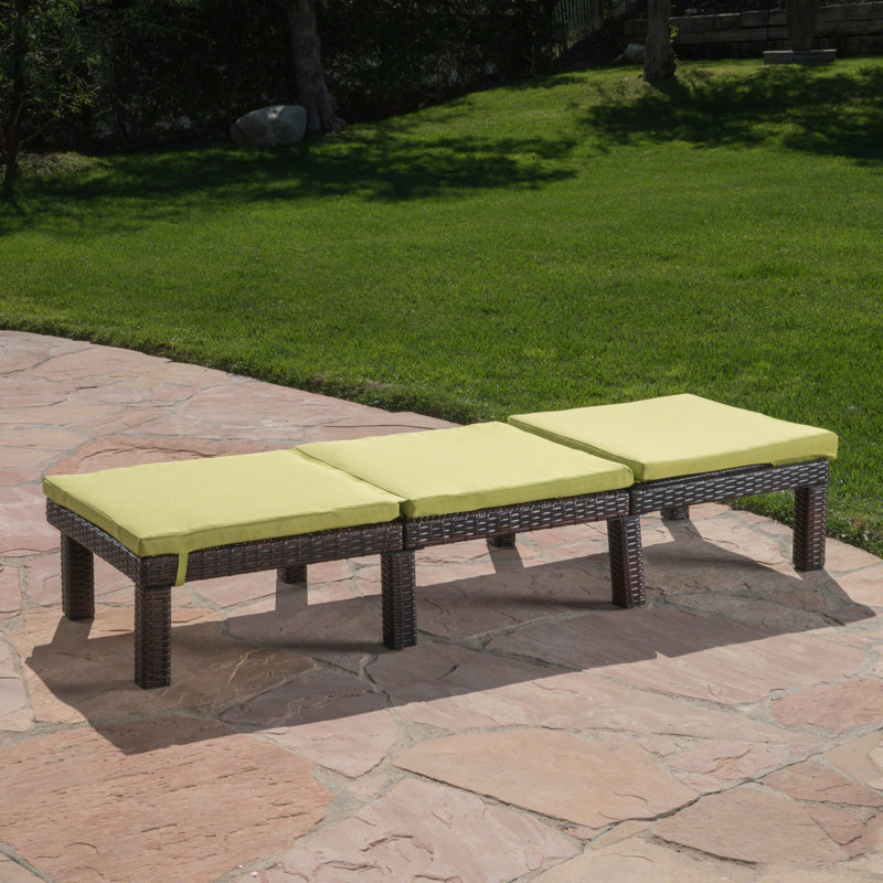 Latitude Run® Gailya Reclining Chaise Lounge with Cushion & Reviews